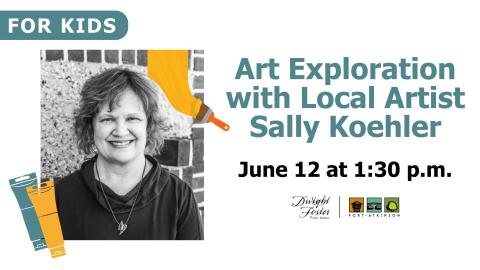 Art exploration with local artist sally koehler