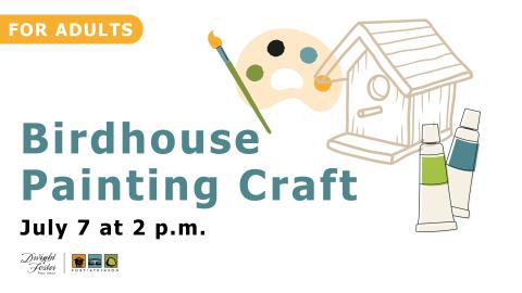 birdhouse painting craft