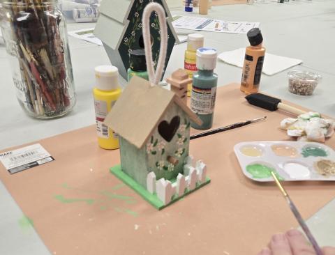 Birdhouse Painting